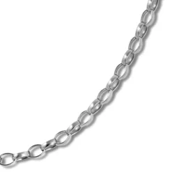 SilberDream Erbskette oval 925er Silber Halskette 45cm Kette SDK20945