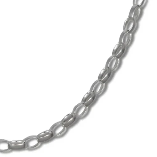 SilberDream Erbskette oval 925er Silber Halskette 70cm Kette SDK20970