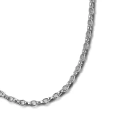SilberDream Erbskette oval 925er Silber Halskette 45cm Kette SDK20945