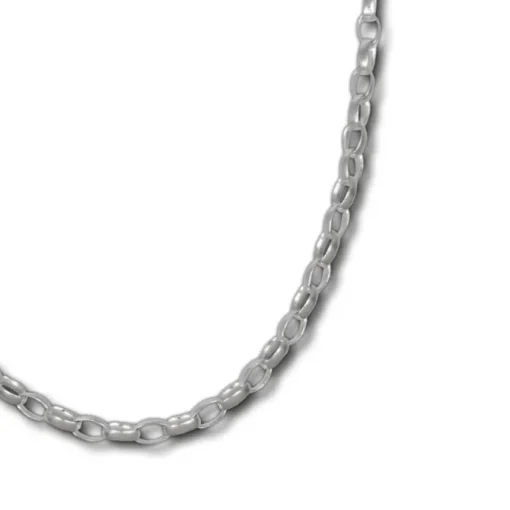 SilberDream Erbskette oval 925er Silber Halskette 70cm Kette SDK20970