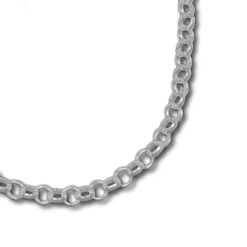 SilberDream Erbskette rund 925er Silber Halskette 45cm Kette SDK20845