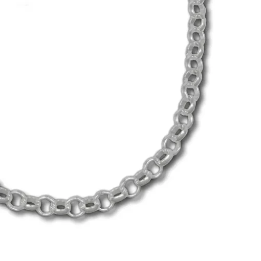 SilberDream Erbskette rund 925er Silber Halskette 45cm Kette SDK20845