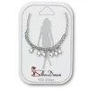 SilberDream Fußkette Dangle 25cm 925 Sterling Silber Damen SDF5195J
