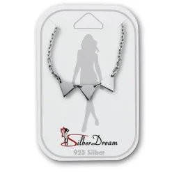 SilberDream Fußkette Dreiecke 25cm 925 Sterling Silber SDF5205J