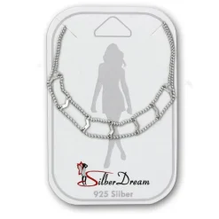 SilberDream Fußkette Pfeile 25cm 925 Sterling Silber Damen SDF5055J