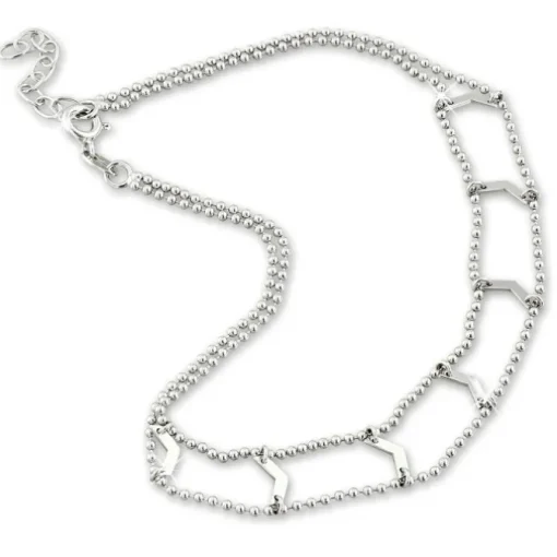 SilberDream Fußkette Pfeile 25cm 925 Sterling Silber Damen SDF5055J