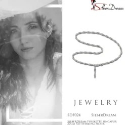 SilberDream Fußkette Singapur 27cm 925 Sterling Silber SDF024