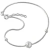 SilberDream Fußkette Sonne 25,5cm 925 Sterling Silber SDF2055