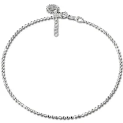 SilberDream Fußkette Sonne 25,5cm 925 Sterling Silber SDF2075