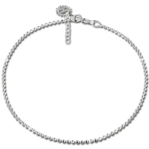 SilberDream Fußkette Sonne 25,5cm 925 Sterling Silber SDF2075