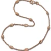 SilberDream Fußkette Typhoon 25cm 925 Sterling Silber rosévergoldet SDF3015E