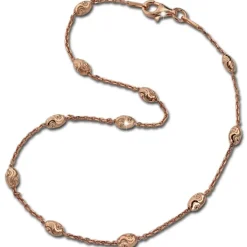 SilberDream Fußkette Typhoon 25cm 925 Sterling Silber rosévergoldet SDF3015E