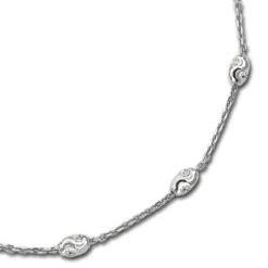 SilberDream Fußkette Typhoon 25cm 925 Sterling Silber SDF3015J