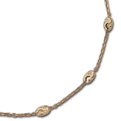 SilberDream Fußkette Typhoon 25cm 925 Sterling Silber vergoldet SDF3015Y