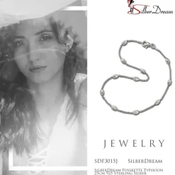 SilberDream Fußkette Typhoon 25cm 925 Sterling Silber SDF3015J