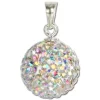 SilberDream Glitzer Anhänger Silber Zirkonias weiß GSH101