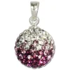 SilberDream Glitzer Anhänger Zirkonias lila ICE GSH002