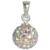 SilberDream Glitzer Anhänger Silber Zirkonias weiß GSH102