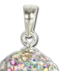 SilberDream Glitzer Anhänger Silber Zirkonias weiß GSH101