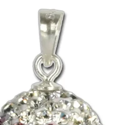 SilberDream Glitzer Anhänger Zirkonias lila ICE GSH002