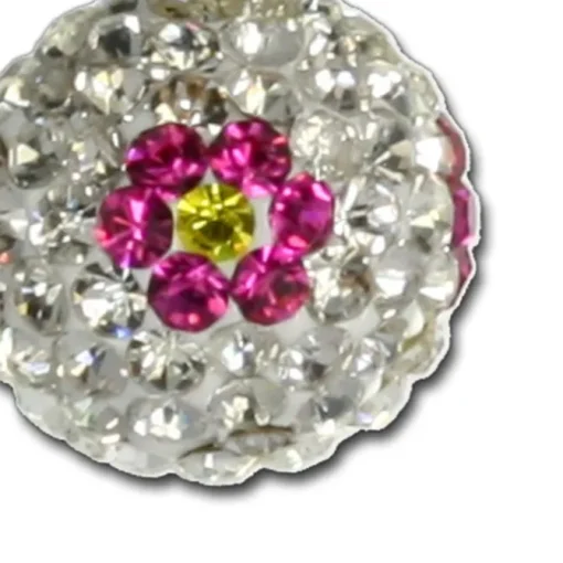 SilberDream Glitzer Anhänger 925 Zirkonias Blume GSH301