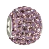 SilberDream Glitzer Bead Zirkonias flieder Shiny GSB203