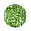 SilberDream Glitzer Bead Zirkonias grün Shiny GSB208