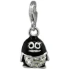 SilberDream Glitzer Charm Pinguin Zirkonia Kristalle 925 Anhänger GSC542S
