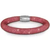 SilberDream Glitzerarmband Minikristalle rosa 20cm Armband Damen SDA050A0