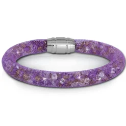 SilberDream Glitzerarmband Minikristalle farbig 18cm Armband Damen SDA050F9