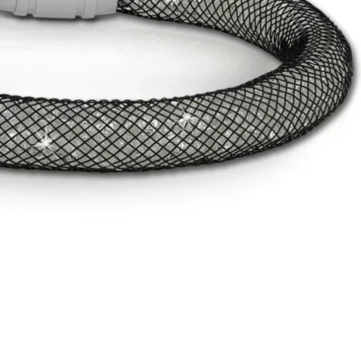 SilberDream Glitzerarmband Minikristalle schwarz/weiß 18cm Armband SDA050K9