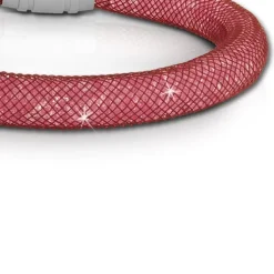 SilberDream Glitzerarmband Minikristalle rosa 20cm Armband Damen SDA050A0