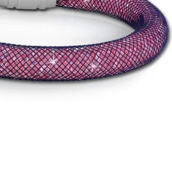 SilberDream Glitzerarmband Minikristalle flieder 20cm Armband Damen SDA050V0