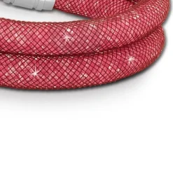 SilberDream Glitzerarmband Minikristalle rosa Doppelarmband Damen SDA051A0