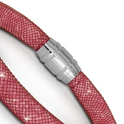 SilberDream Glitzerarmband Minikristalle rosa 20cm Armband Damen SDA050A0