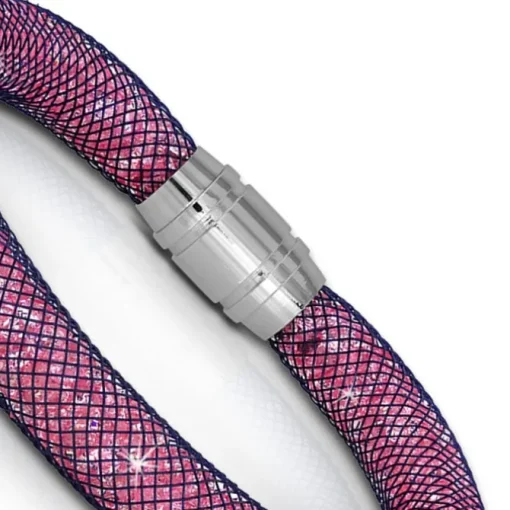 SilberDream Glitzerarmband Minikristalle flieder 20cm Armband Damen SDA050V0