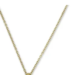SilberDream Halskette Feder vergoldet 44cm - 47cm 925er Silber SDK50544Y