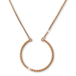 SilberDream Halskette mit Anhänger Creole, 41,5cm 925er rosevergoldet SDK27742E