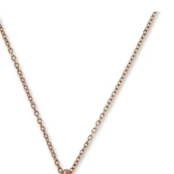 SilberDream Halskette mit Anhänger Feder rose 44cm - 47cm 925er Silber SDK50544E