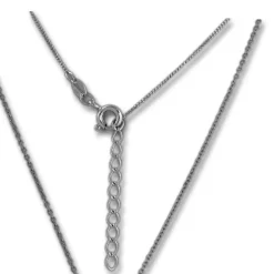 SilberDream Halskette mit Anhänger Herzen 44cm - 47cm 925er Silber SDK50644J