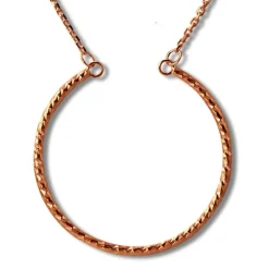 SilberDream Halskette mit Anhänger Creole, 41,5cm 925er rosevergoldet SDK27742E