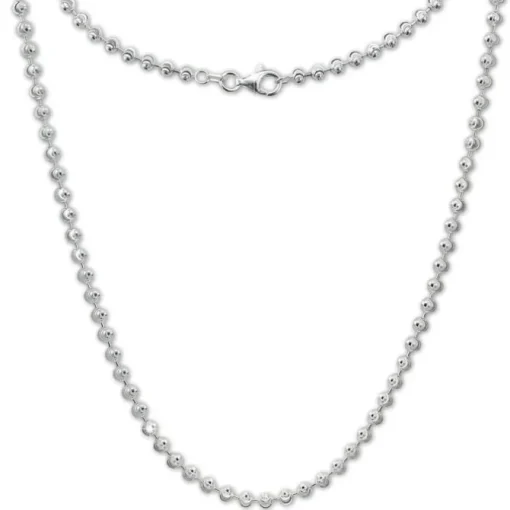 SilberDream Halskette Moon 925er Silber 45cm Kette SDK30245J