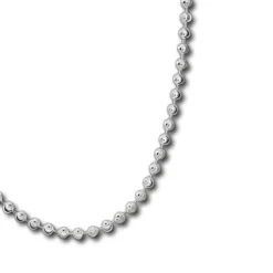 SilberDream Halskette Moon 925er Silber 45cm Kette SDK30245J