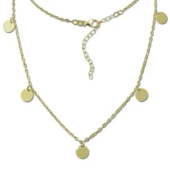 SilberDream Halskette Orient 925er Sterling Silber vergoldet Kette SDK29538Y