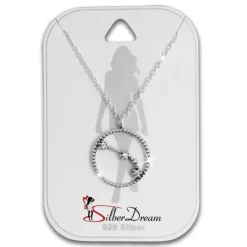SilberDream Halskette Sternzeichen Widder 925 Silber 45cm Damen Kette SDK8504W