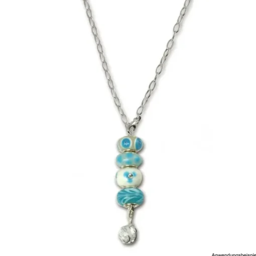 SilberDream Halskette Sterling Silber Bettelarmband 70cm FC0324