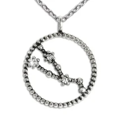 SilberDream Halskette Sternzeichen Stier 925 Silber 45cm Damen Kette SDK8505W