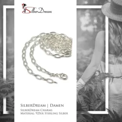 SilberDream Halskette Sterling Silber Bettelarmband 70cm FC0324