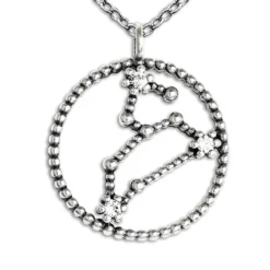 SilberDream Halskette Sternzeichen Löwe 925 Silber 45cm Damen Kette SDK8508W