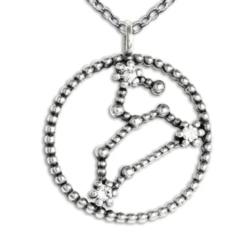 SilberDream Halskette Sternzeichen Löwe 925 Silber 45cm Damen Kette SDK8508W